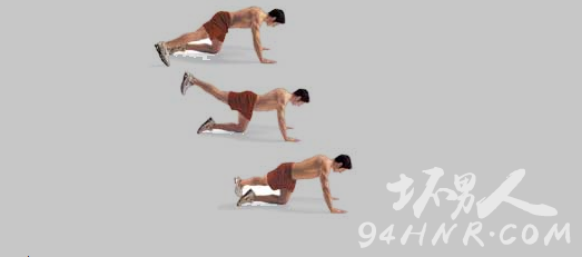 跪地交叉