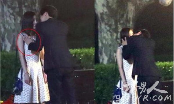 李易峰摸杨幂的胸下体