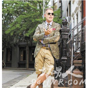 短裤出击 发挥想象搭配西装也有型