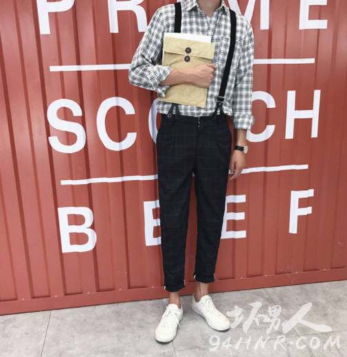 夏季男士英伦风 儿时的背带裤现在你还hold得住吗