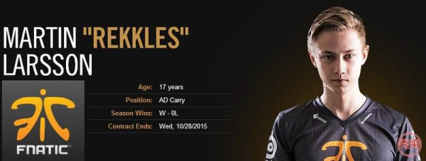 Rekkles为什么叫欧成