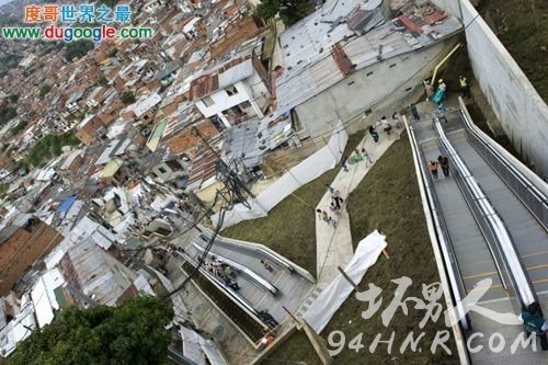 世界最长的户外电梯:哥伦比亚麦德林市