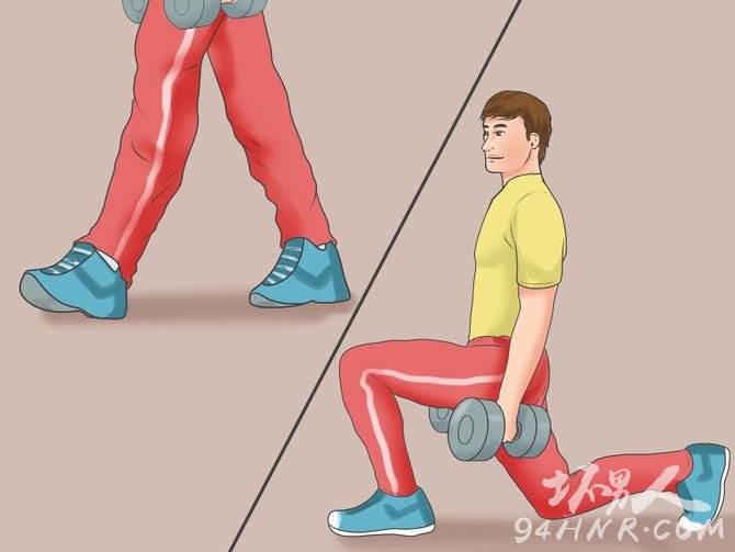 以Do Squats and Lunges Step 23为标题的图片