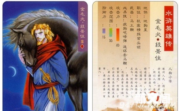 段景住卡牌形象 段景住卡牌形象